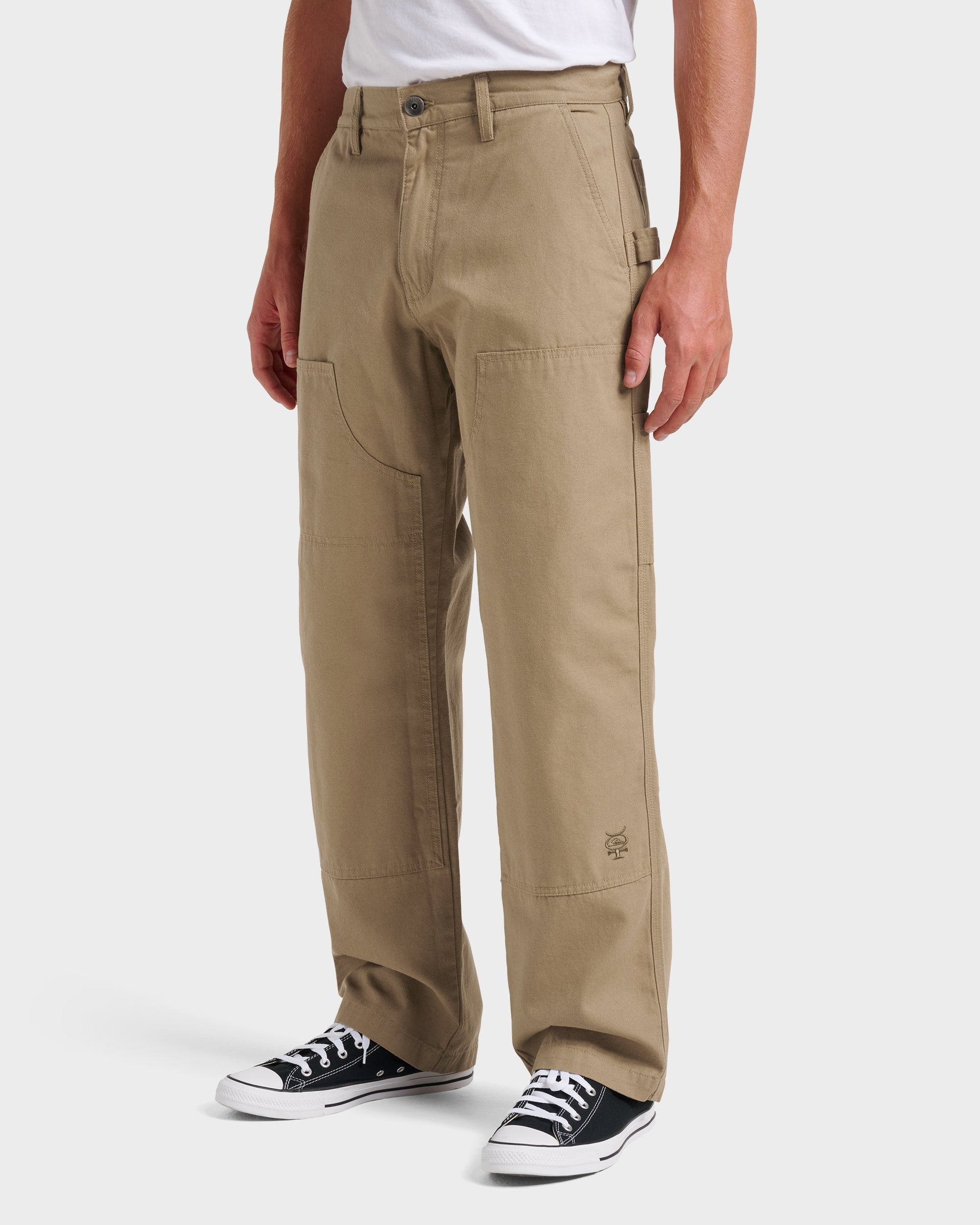 Mercury Carpenter Pants - Deep Khaki Quick Silver Deep Khaki
