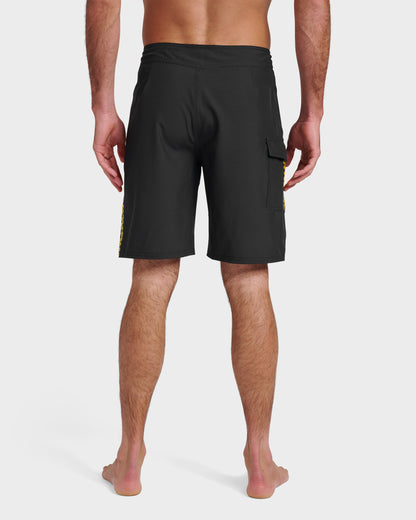 Hi Sidewind 20" Boardshorts - Black Quick Silver Black