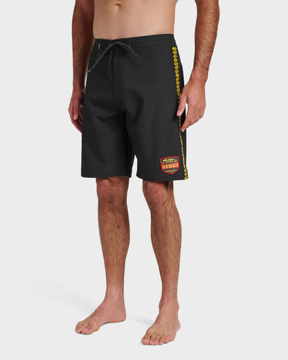 Hi Sidewind 20" Boardshorts - Black Quick Silver Black