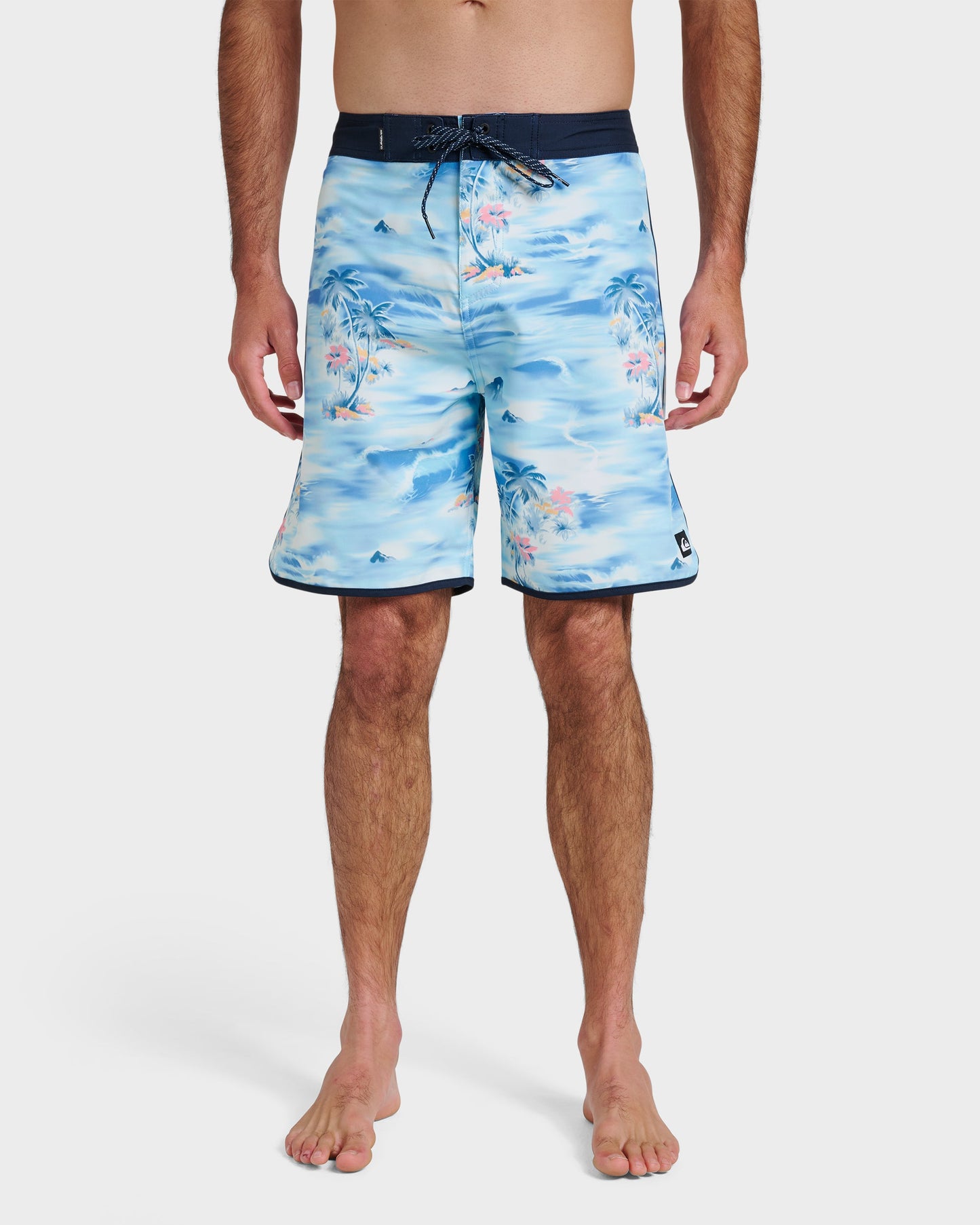 Surfsilk Tropical Surf 19" Boardshorts - Total Eclipse Quick Silver Total Eclipse