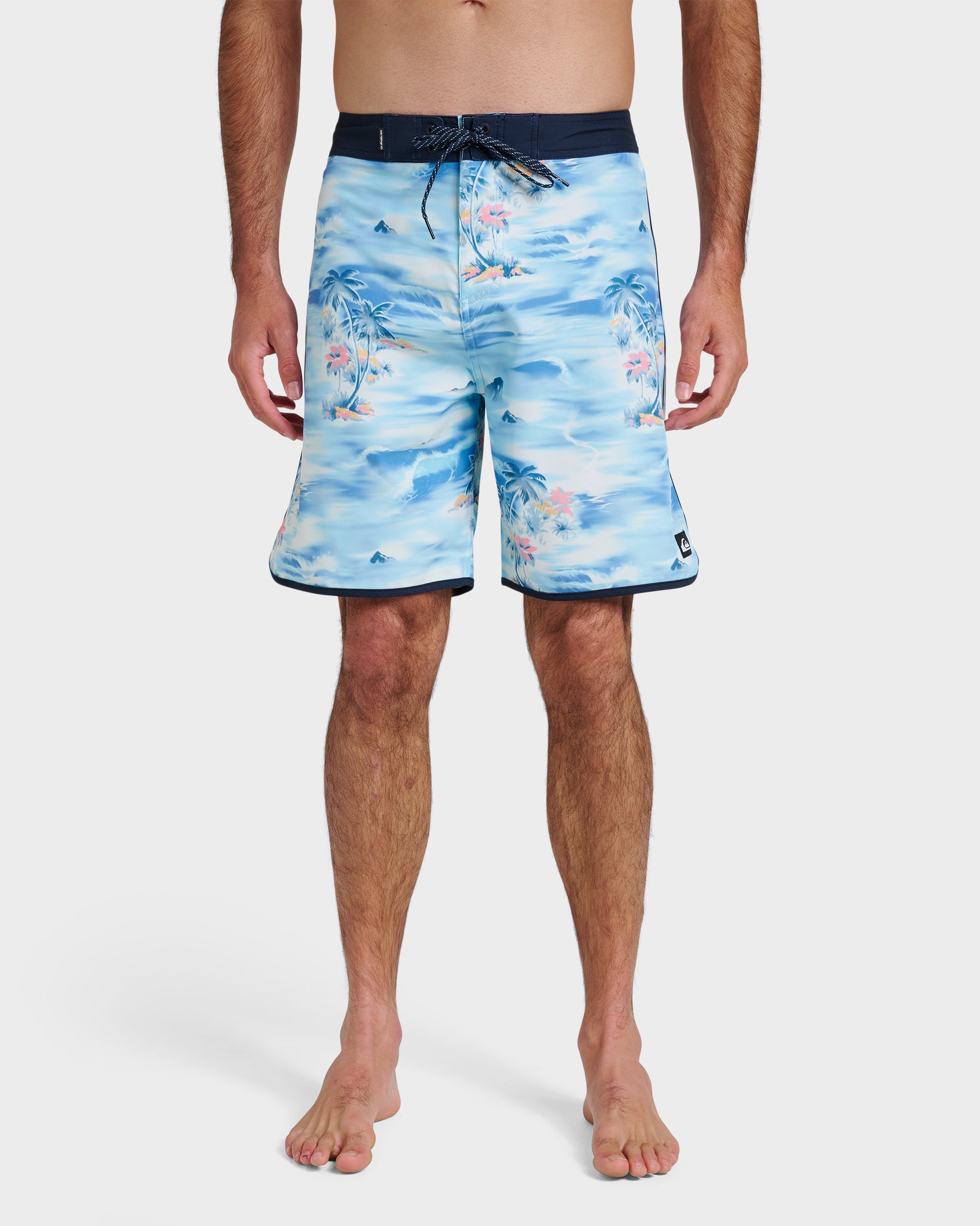 Surfsilk Tropical Surf 19" Boardshorts - Total Eclipse Quick Silver Total Eclipse