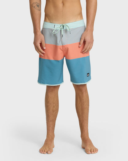 Surfsilk Tijuana 19" Boardshorts - Papaya Quick Silver Papaya
