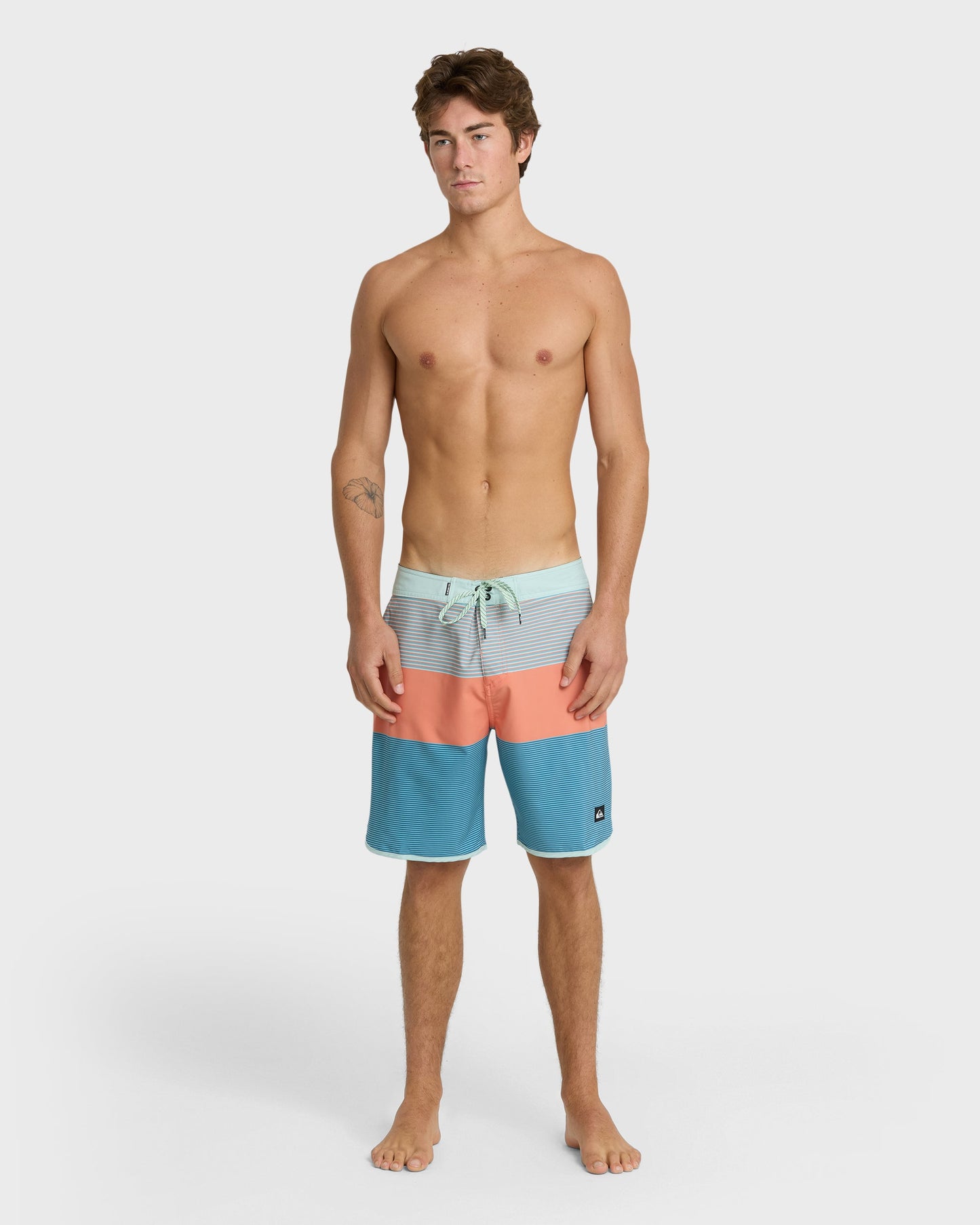 Surfsilk Tijuana 19" Boardshorts - Papaya Quick Silver Papaya