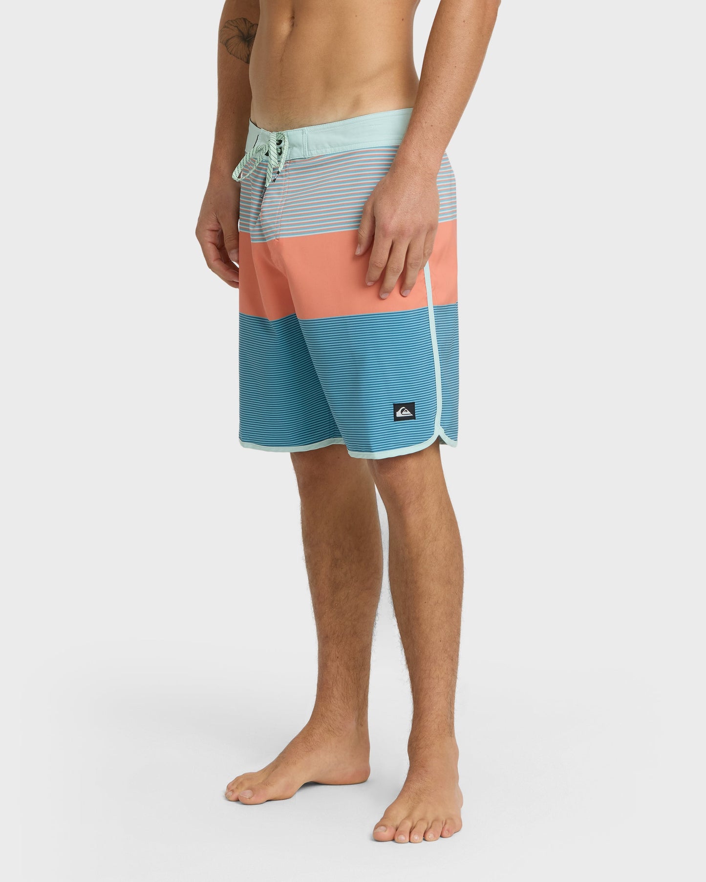 Surfsilk Tijuana 19" Boardshorts - Papaya Quick Silver Papaya