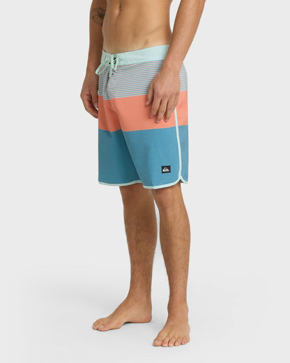 Surfsilk Tijuana 19" Boardshorts - Papaya Quick Silver Papaya