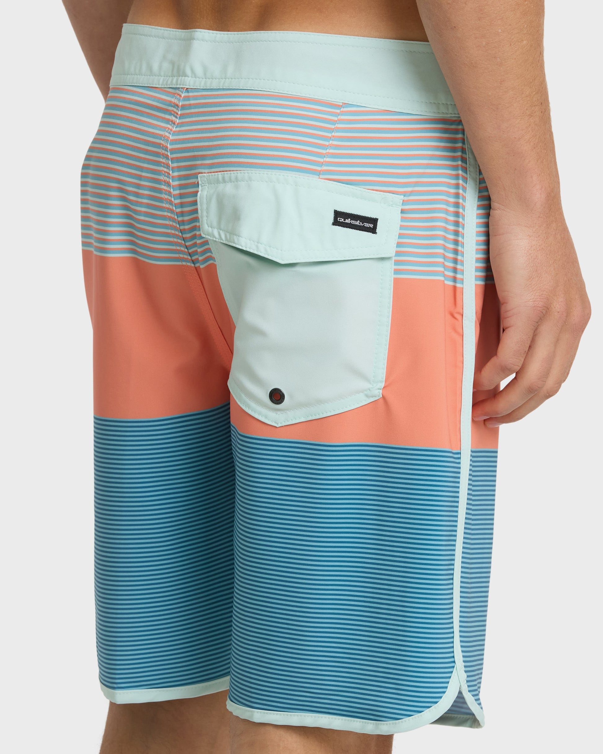 Surfsilk Tijuana 19" Boardshorts - Papaya Quick Silver Papaya