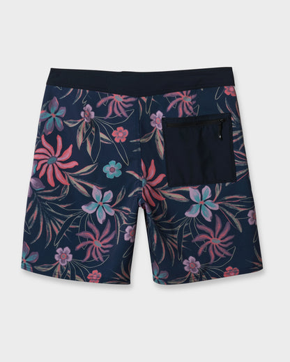 Highline Straight Leg 19" Boardshorts - Total Eclipse Quick Silver Total Eclipse