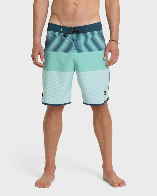 Surfsilk Tijuana 19" Boardshorts - Aqua Blue Quick Silver Aqua Blue