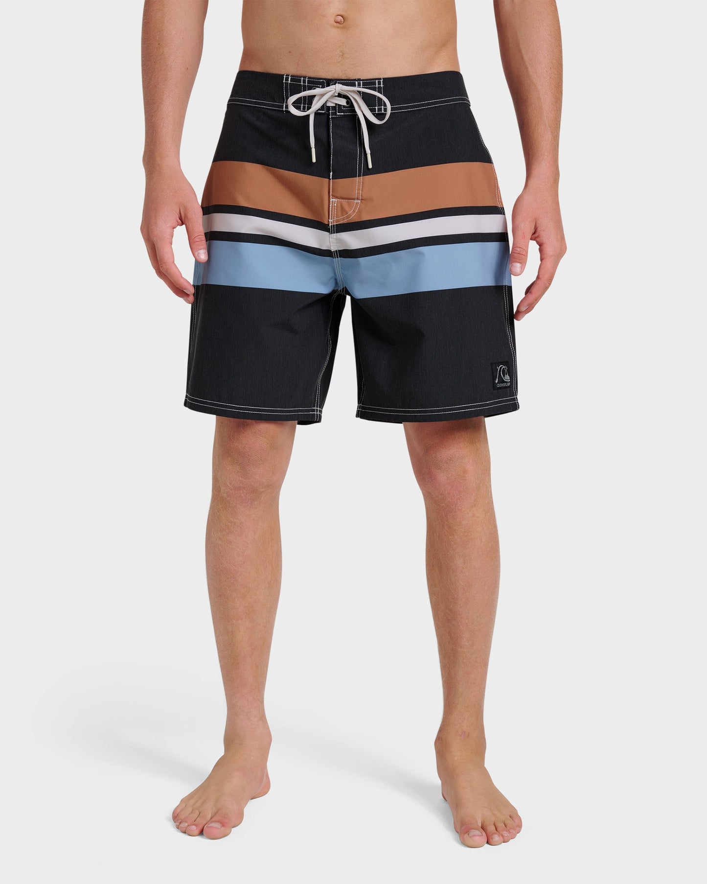 Original Straight Leg 18" Boardshorts - Black Quick Silver Black