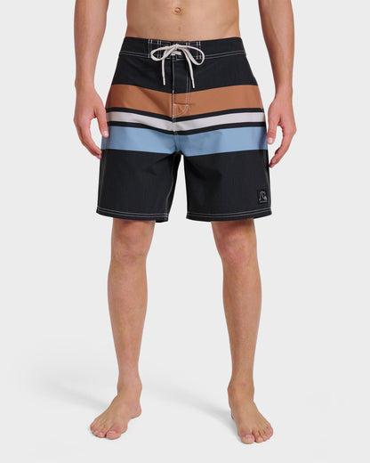 Original Straight Leg 18" Boardshorts - Black Quick Silver Black