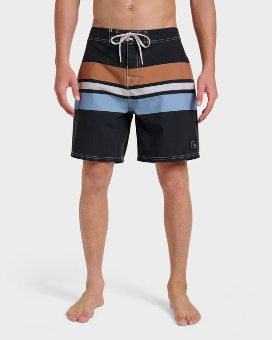Original Straight Leg 18" Boardshorts - Black Quick Silver Black