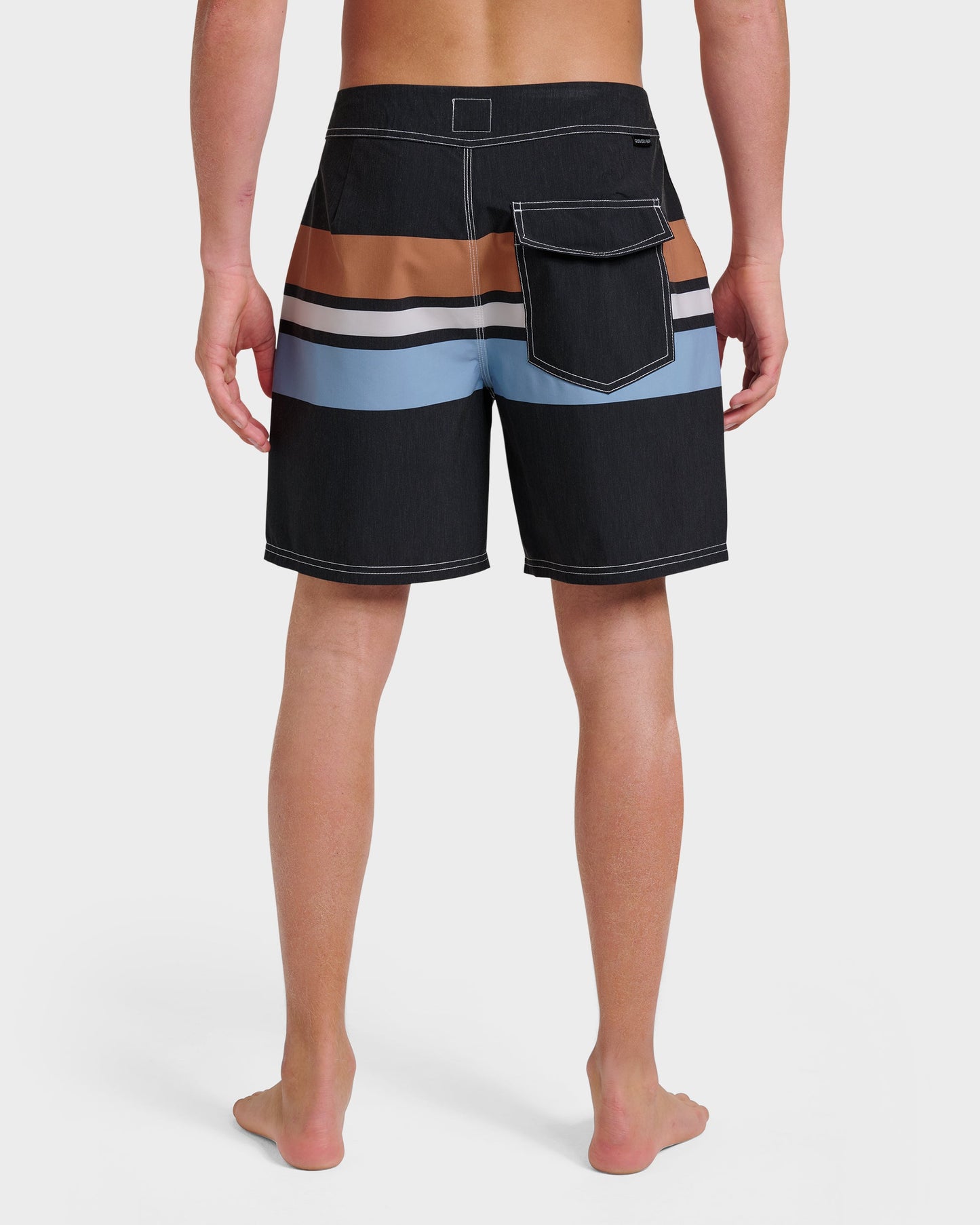 Original Straight Leg 18" Boardshorts - Black Quick Silver Black