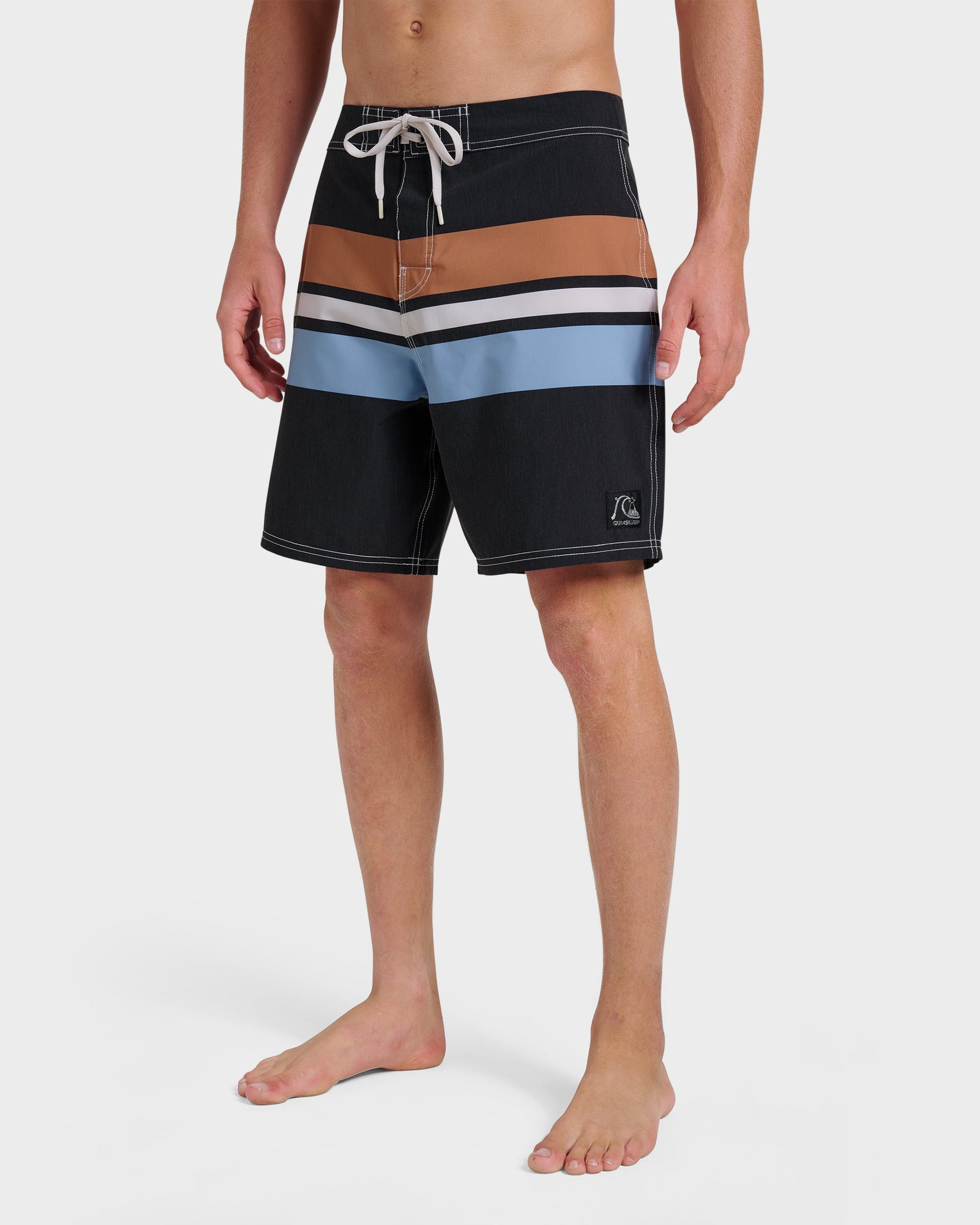Original Straight Leg 18" Boardshorts - Black Quick Silver Black