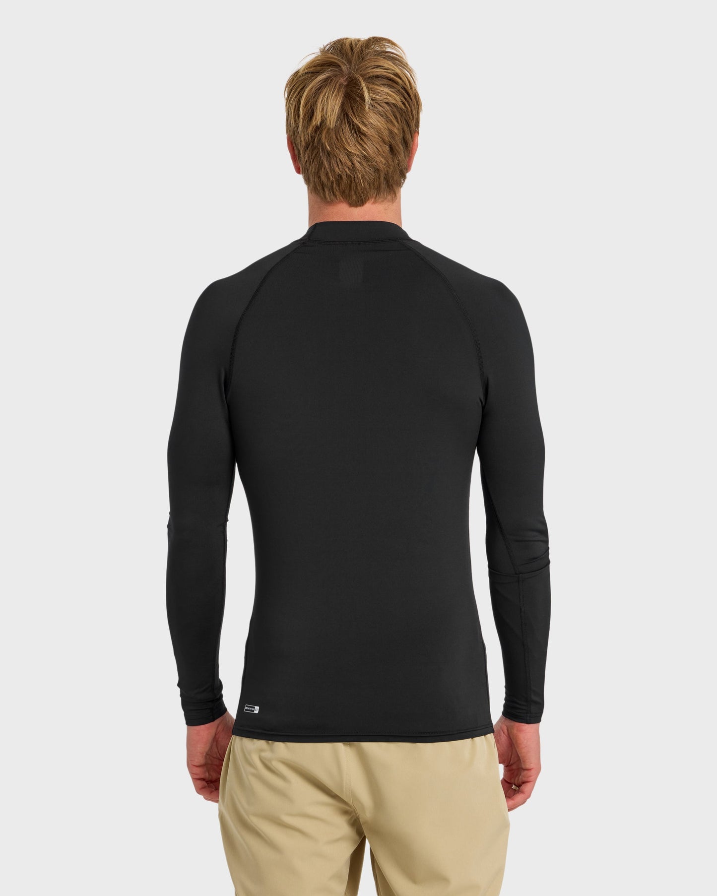 Everyday UPF 50 Long Sleeve Rashguard - Black Quick Silver Black