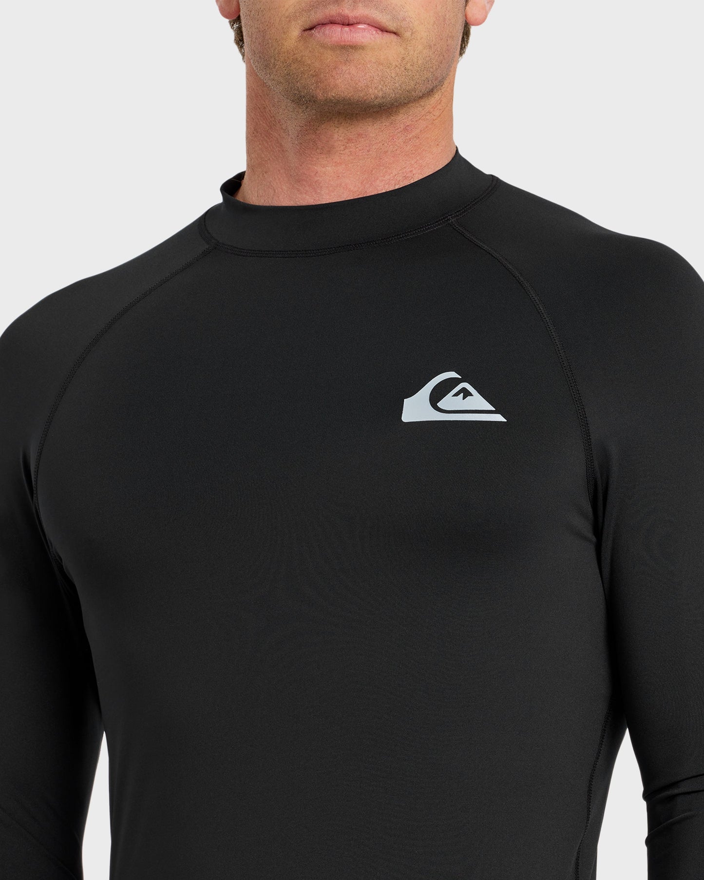 Everyday UPF 50 Long Sleeve Rashguard - Black Quick Silver Black