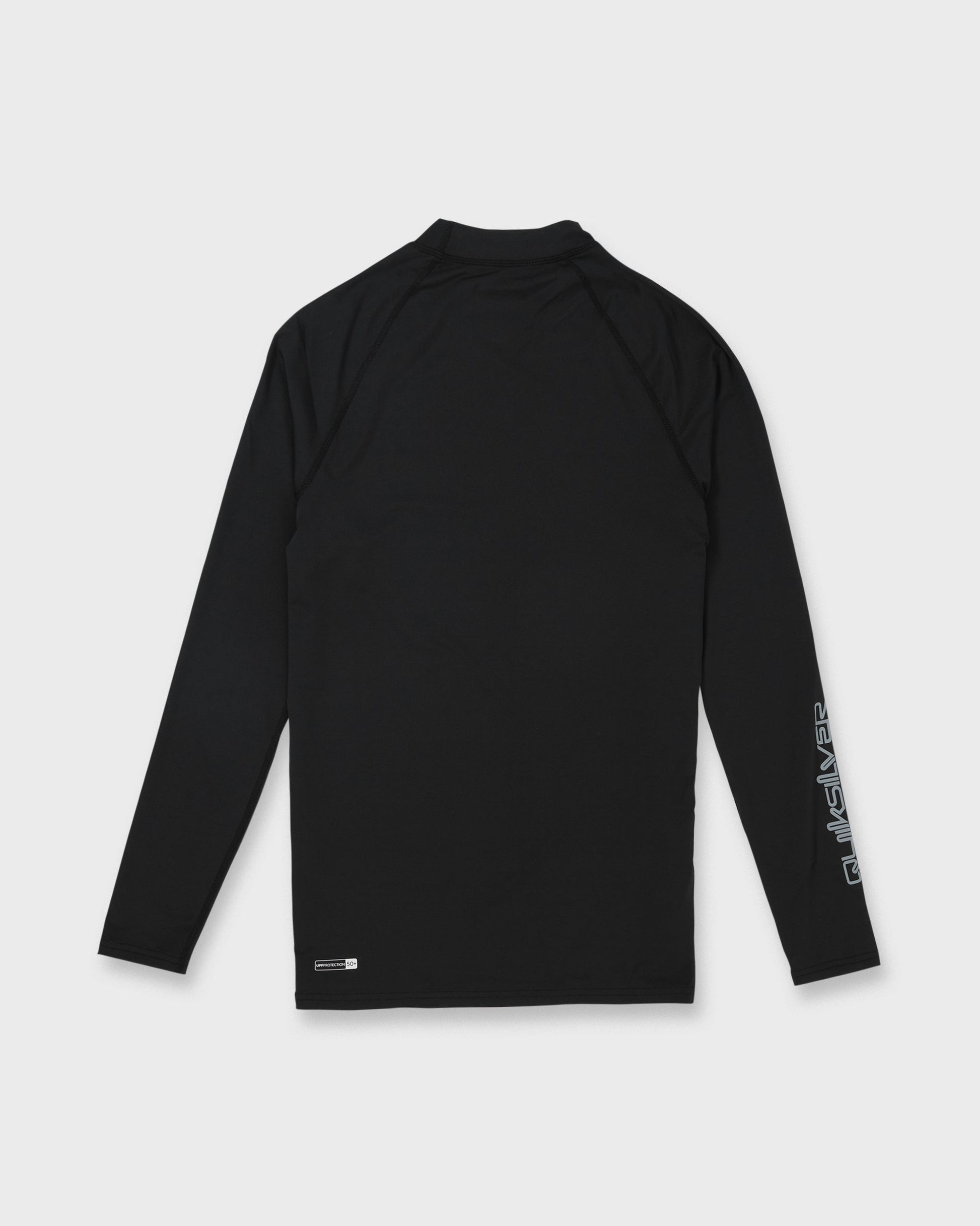 Everyday UPF 50 Long Sleeve Rashguard - Black Quick Silver Black