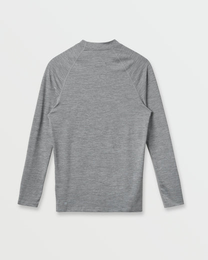 Everyday UPF 50 Long Sleeve Rashguard - Smoked Gray Heather Quick Silver Smoked Gray Heather