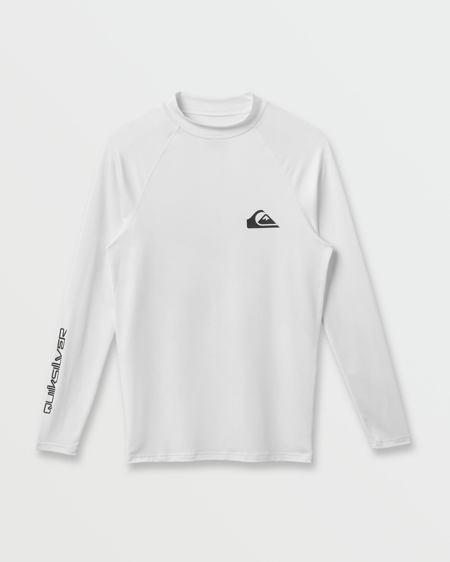 Everyday UPF 50 Long Sleeve Rashguard - White Quick Silver White
