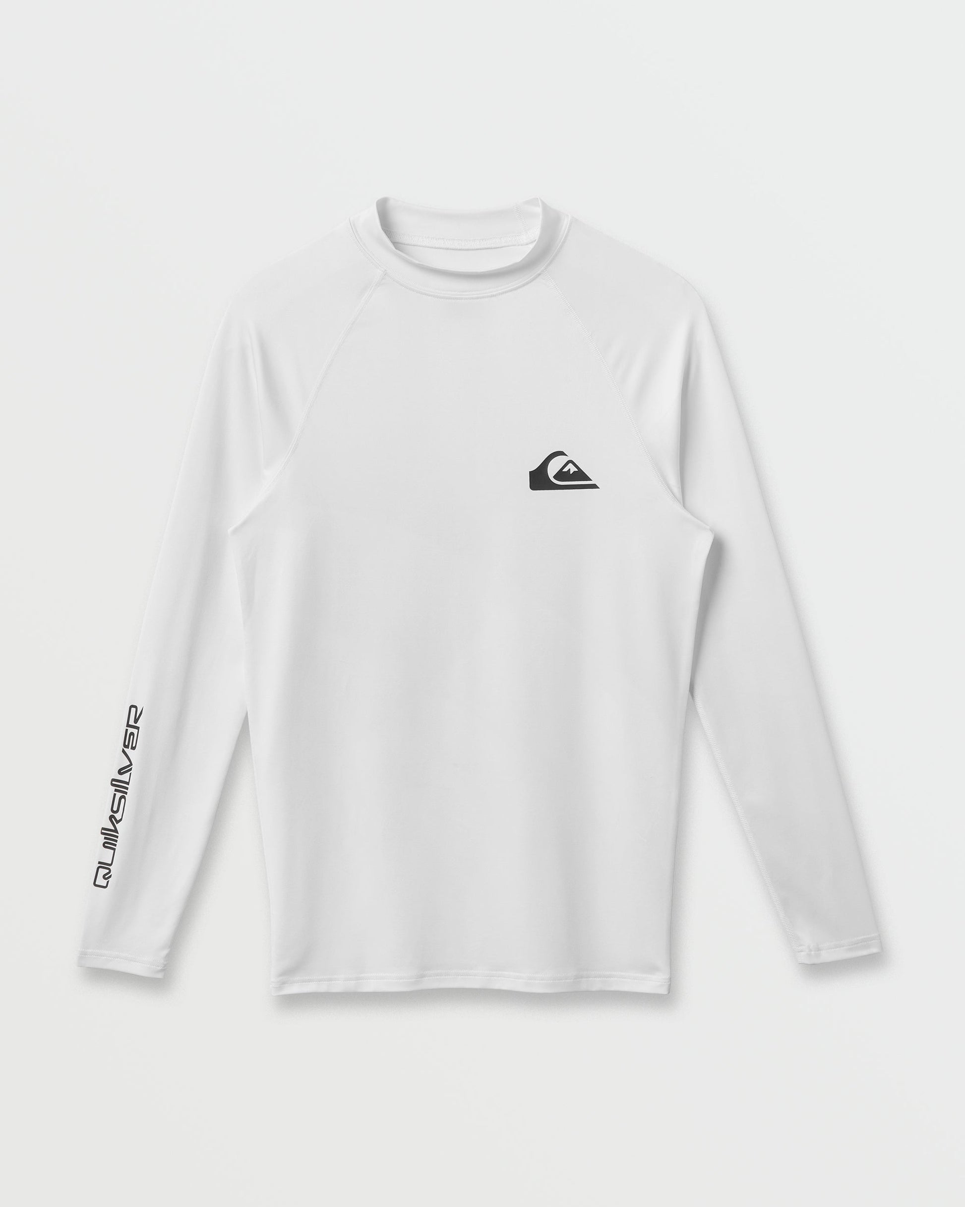 Everyday UPF 50 Long Sleeve Rashguard - White Quick Silver White