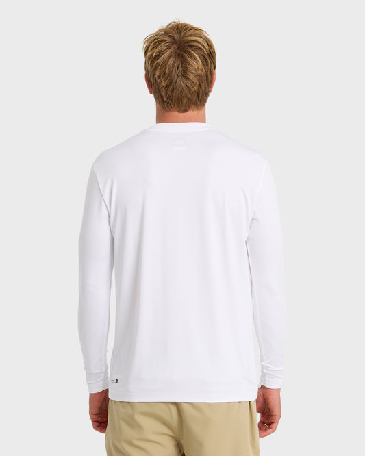 Everyday Long Sleeve Surf Tee - White Quick Silver White