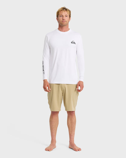 Everyday Long Sleeve Surf Tee - White Quick Silver White