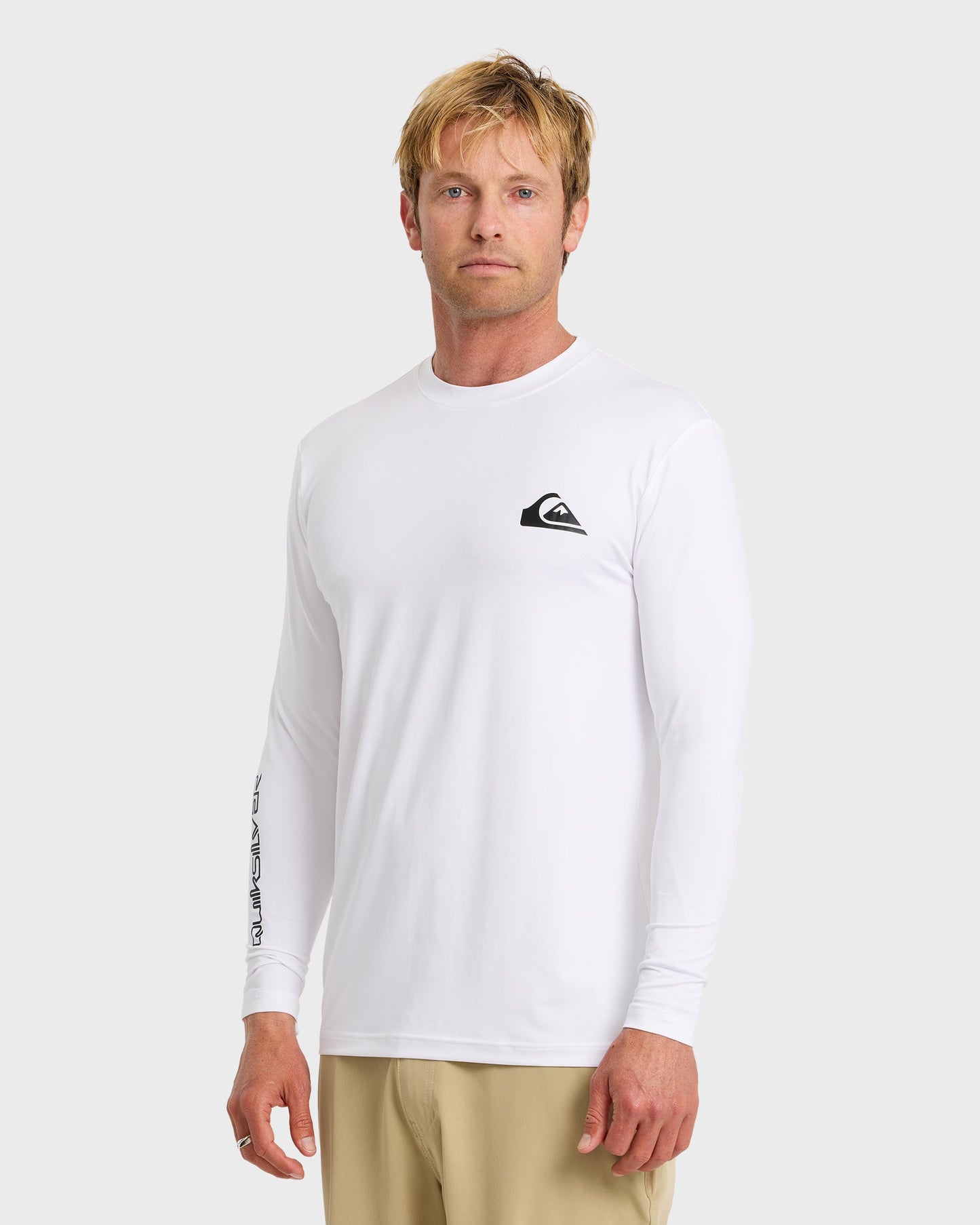 Everyday Long Sleeve Surf Tee - White Quick Silver White