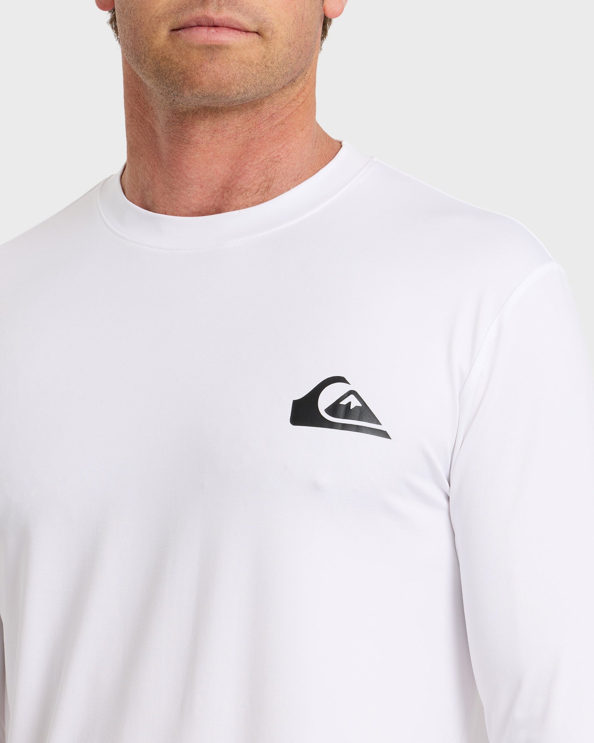 Everyday Long Sleeve Surf Tee - White Quick Silver White