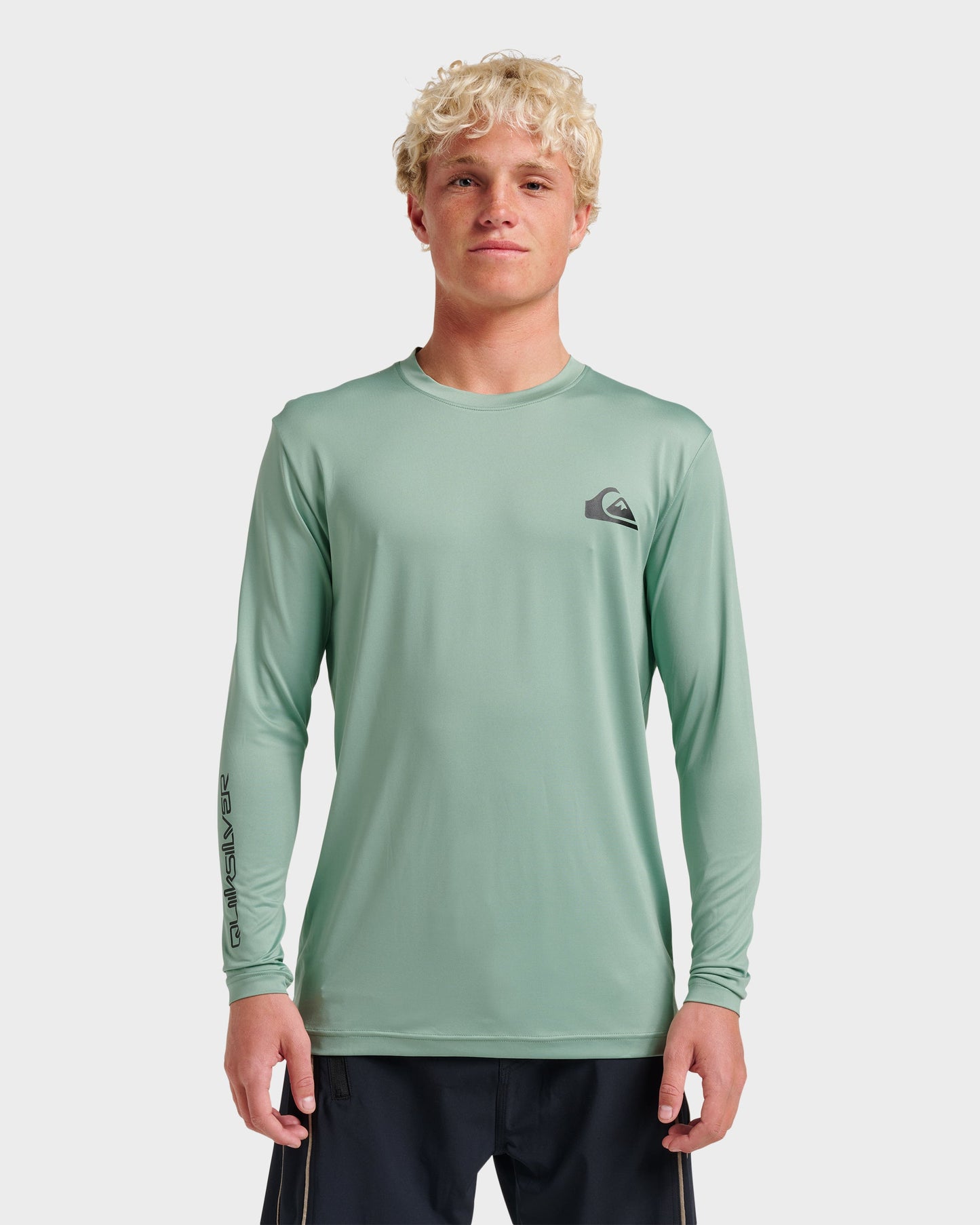 Everyday Long Sleeve Surf Tee - Granite Green Quick Silver Granite Green