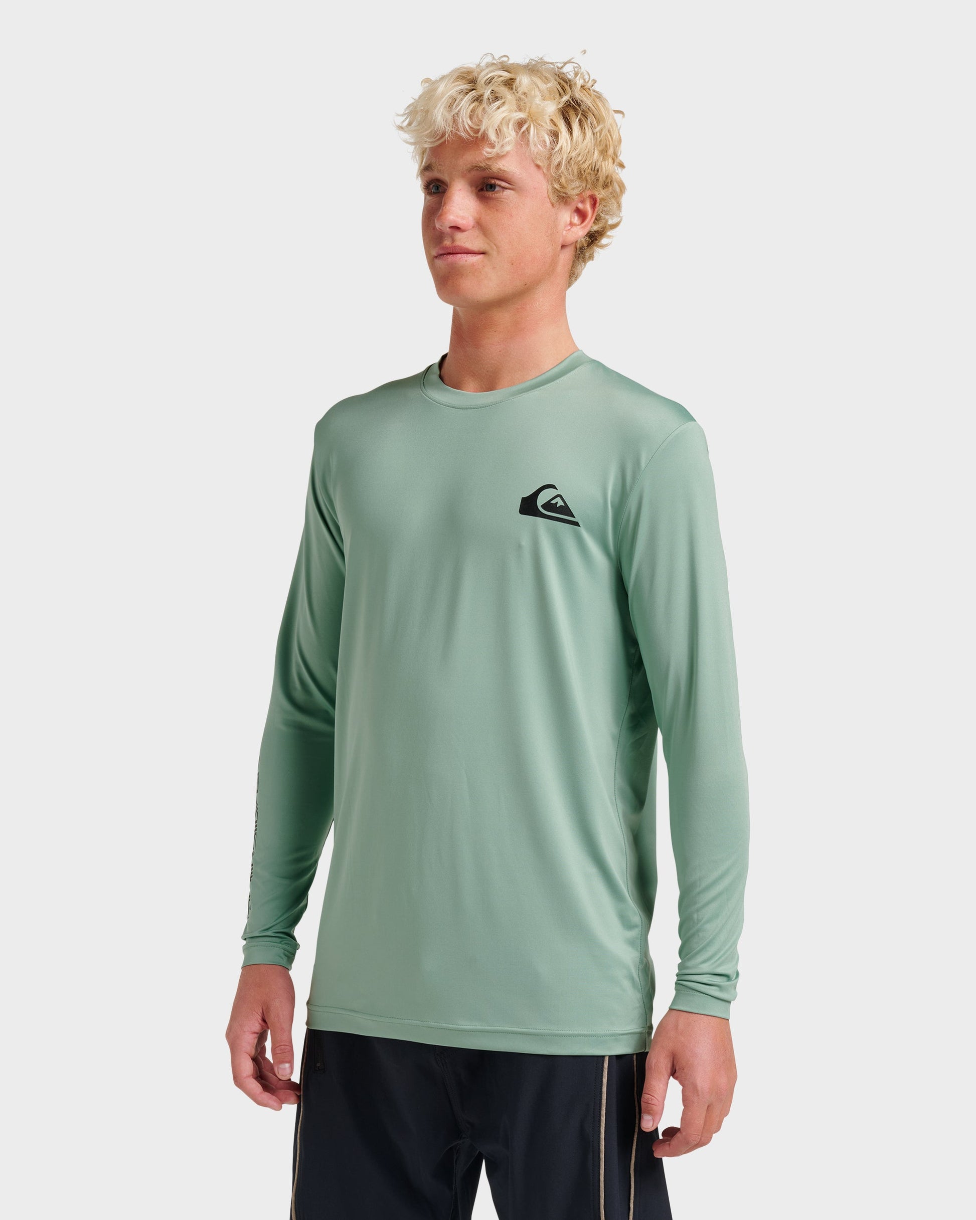 Everyday Long Sleeve Surf Tee - Granite Green Quick Silver Granite Green