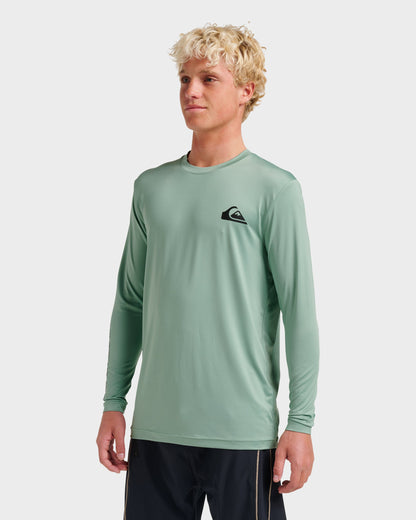 Everyday Long Sleeve Surf Tee - Granite Green Quick Silver Granite Green