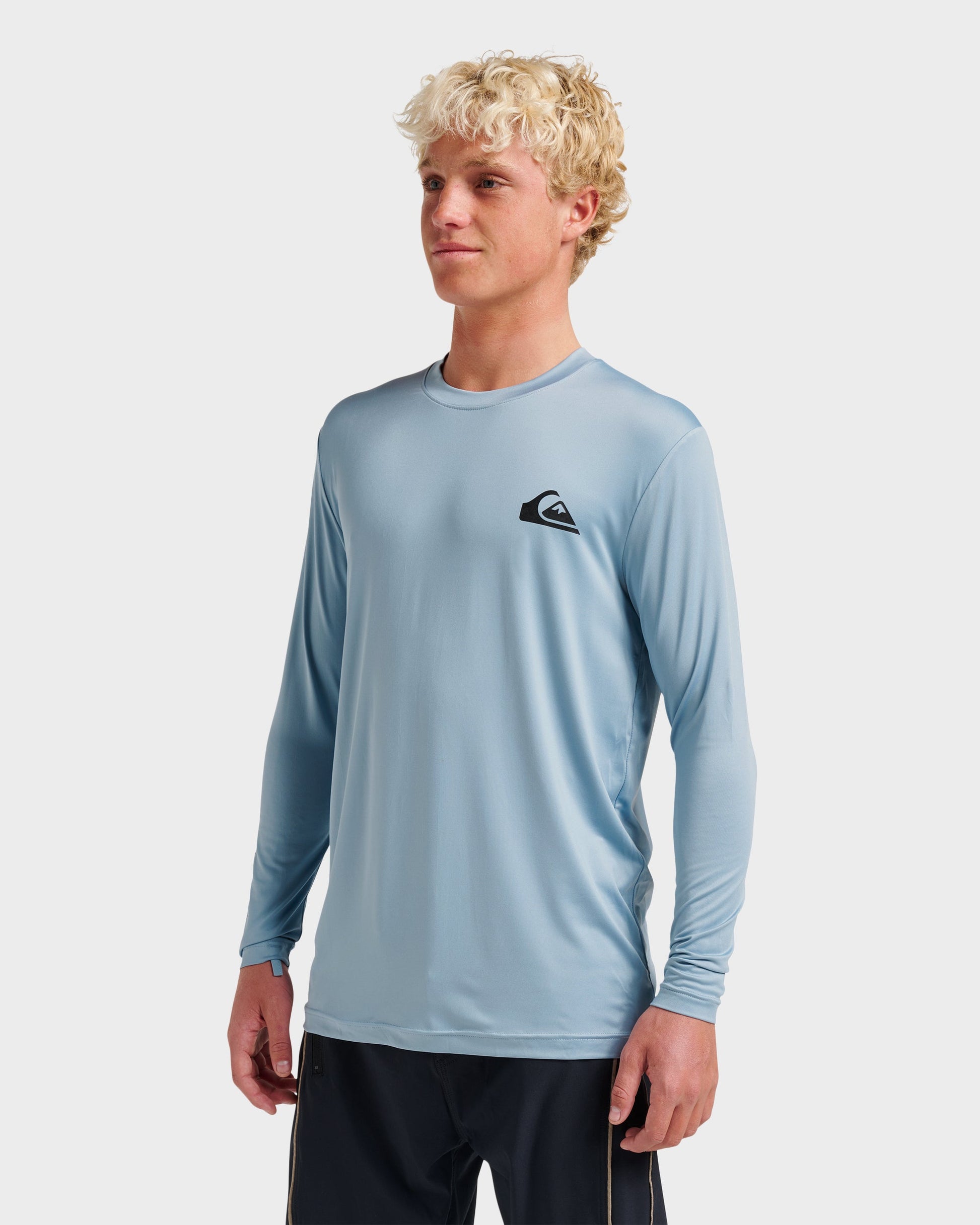 Everyday Long Sleeve Surf Tee - Ashley Blue Quick Silver Ashley Blue