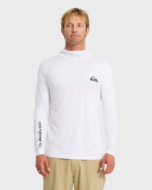 Everyday Hooded Surf Tee - White Quick Silver White