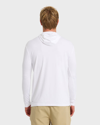 Everyday Hooded Surf Tee - White Quick Silver White