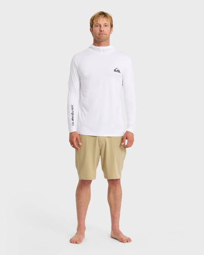 Everyday Hooded Surf Tee - White Quick Silver White