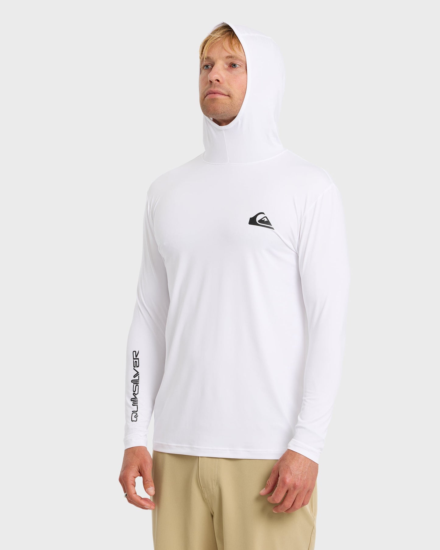 Everyday Hooded Surf Tee - White Quick Silver White