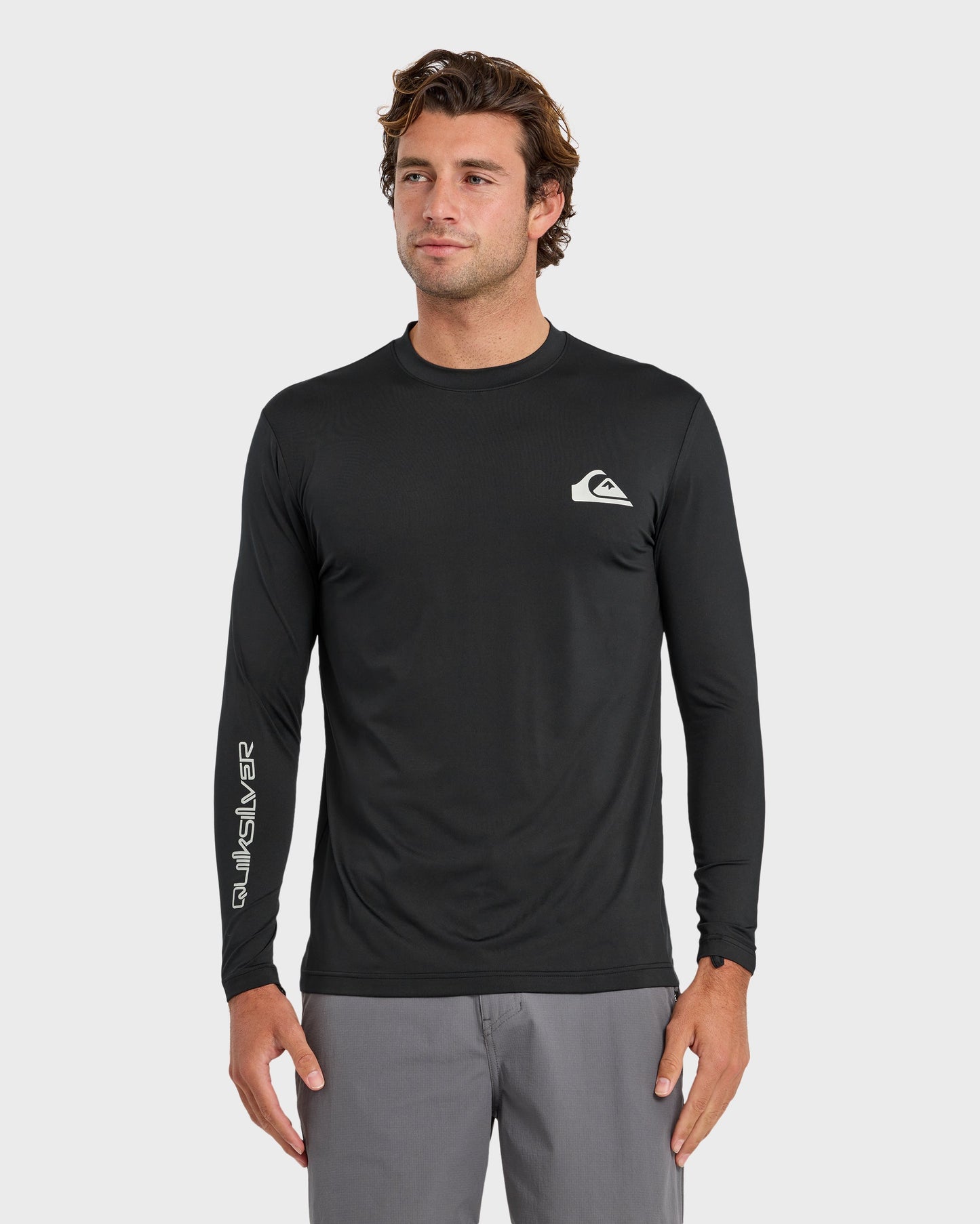 Everyday Long Sleeve Surf Tee - Black Quick Silver Black