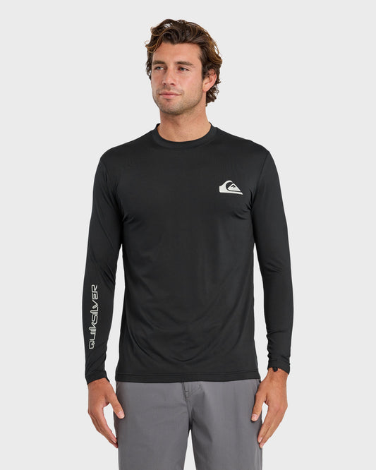 Everyday Long Sleeve Surf Tee - Black Quick Silver Black