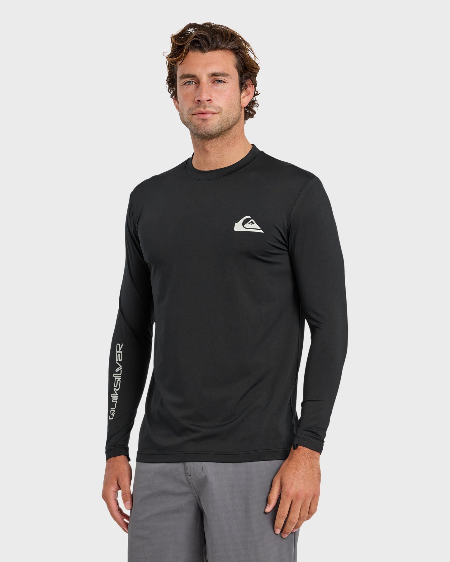 Everyday Long Sleeve Surf Tee - Black Quick Silver Black
