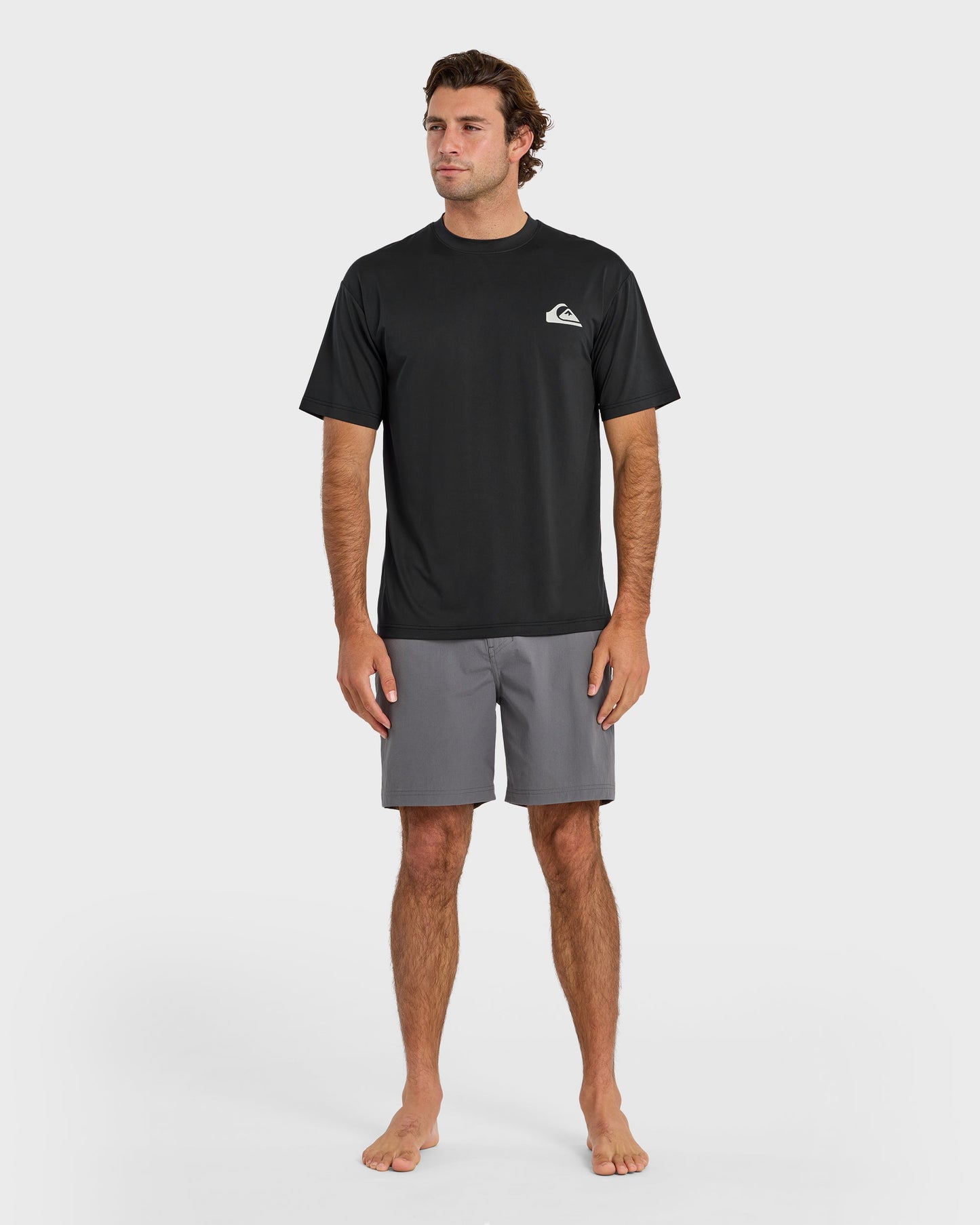 Everyday Short Sleeve Surf Tee - Black Quick Silver Black