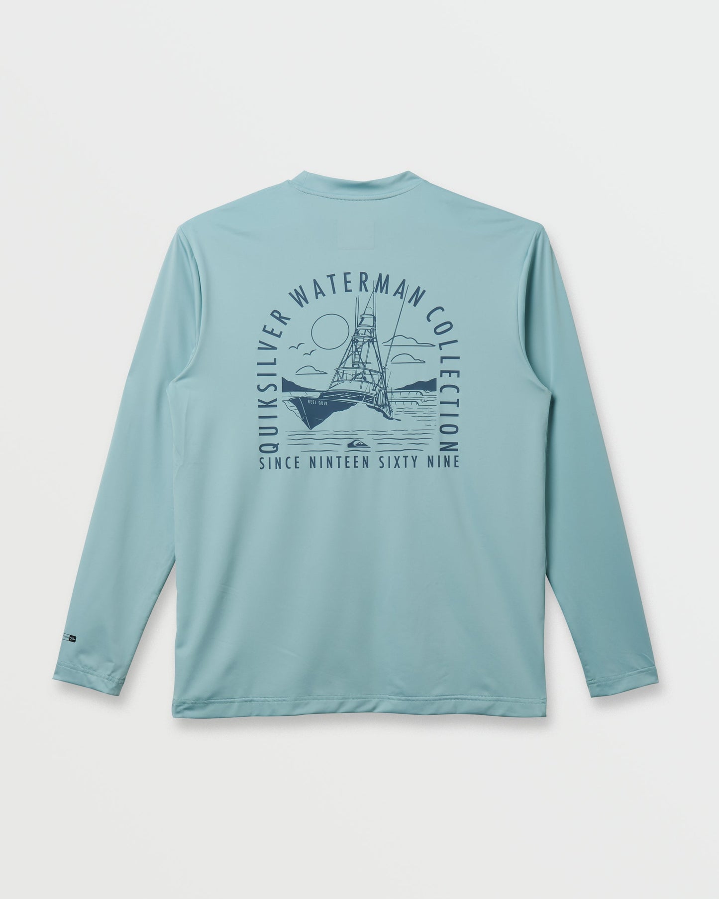 Waterman Coolbreeze Long Sleeve Surf Tee - Sterling Blue Quick Silver Sterling Blue