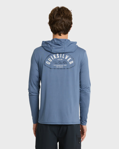 Lookup Long Sleeve Sun Hooded Rashguard - Seaport Quick Silver Seaport