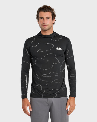 Everyday Hooded Surf Tee - Black Quick Silver Black