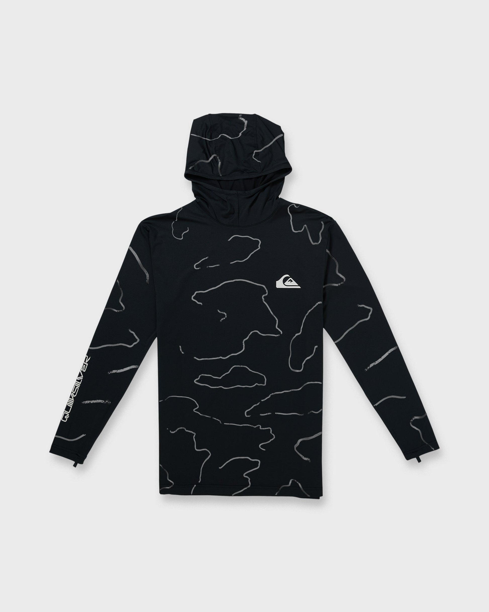 Everyday Hooded Surf Tee - Black Quick Silver Black