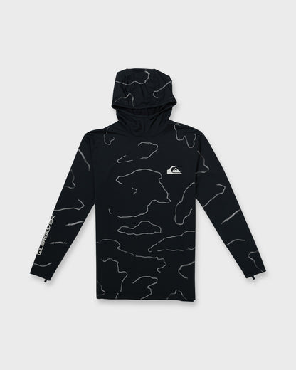 Everyday Hooded Surf Tee - Black Quick Silver Black