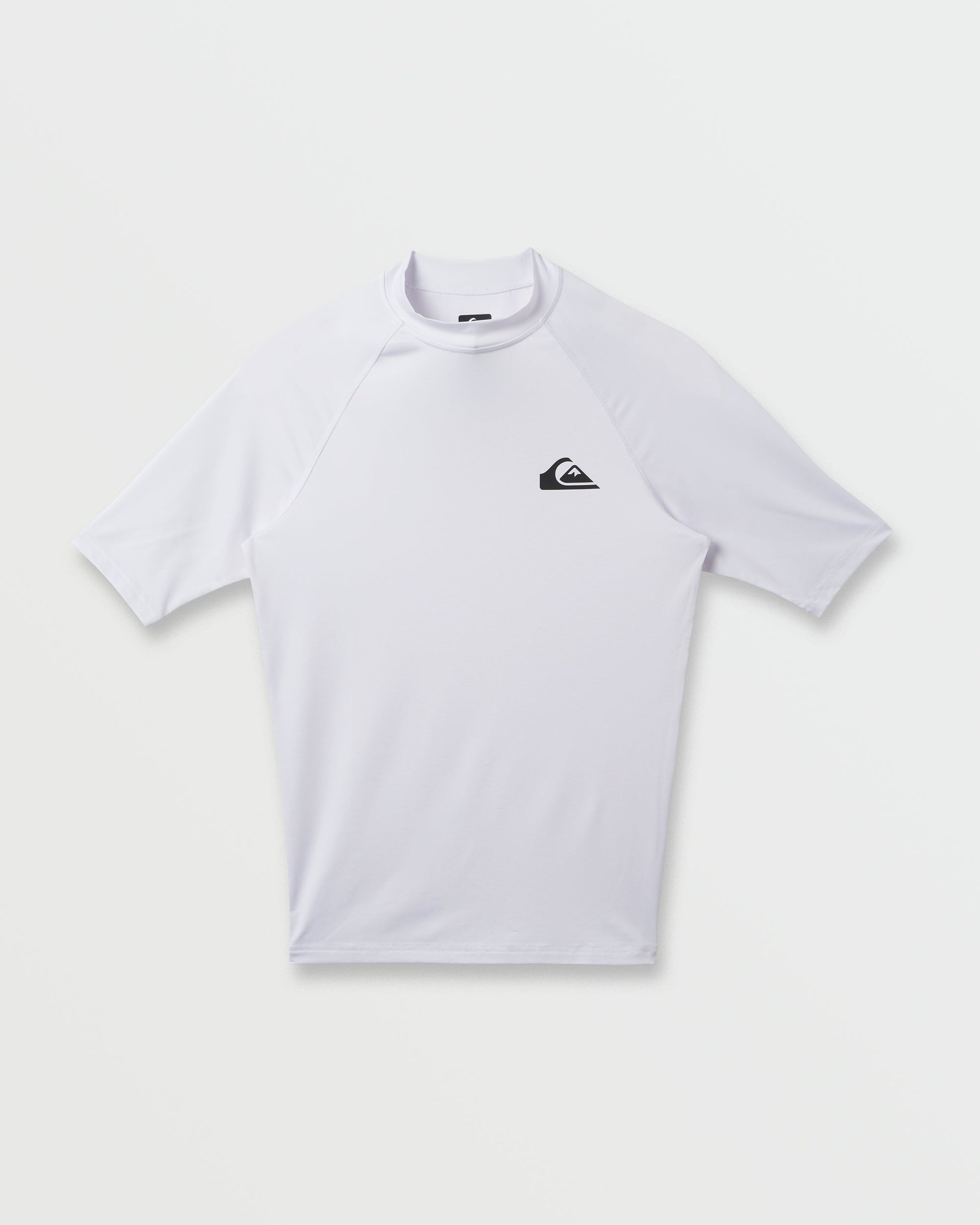 Everyday UPF 50 Short Sleeve Rashguard - White Quick Silver White
