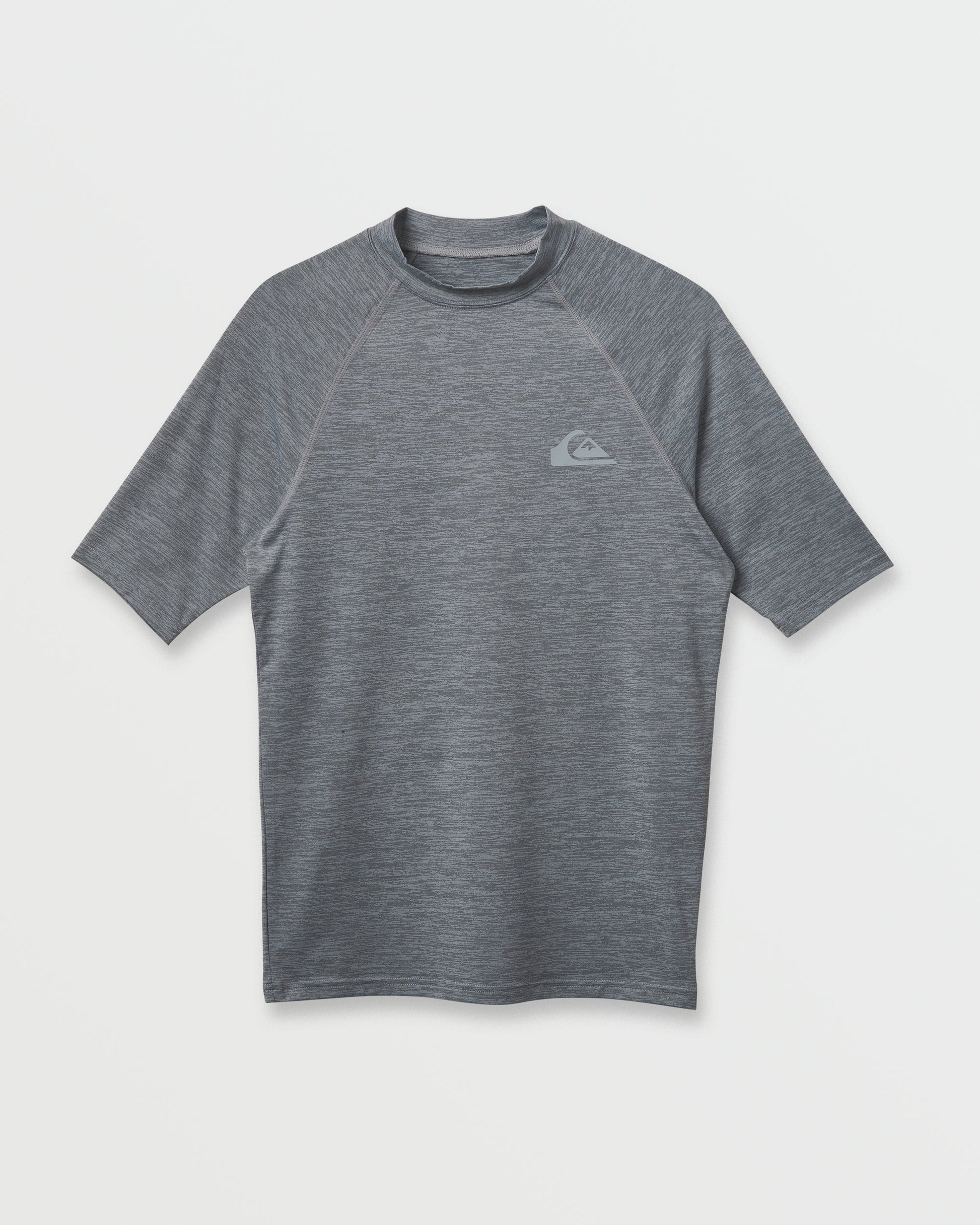 Everyday UPF 50 Short Sleeve Rashguard - Smoked Gray Heather Quick Silver Smoked Gray Heather