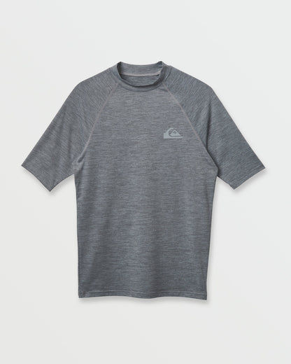 Everyday UPF 50 Short Sleeve Rashguard - Smoked Gray Heather Quick Silver Smoked Gray Heather