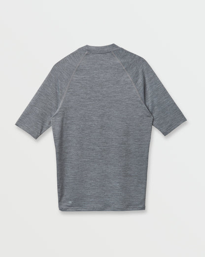 Everyday UPF 50 Short Sleeve Rashguard - Smoked Gray Heather Quick Silver Smoked Gray Heather
