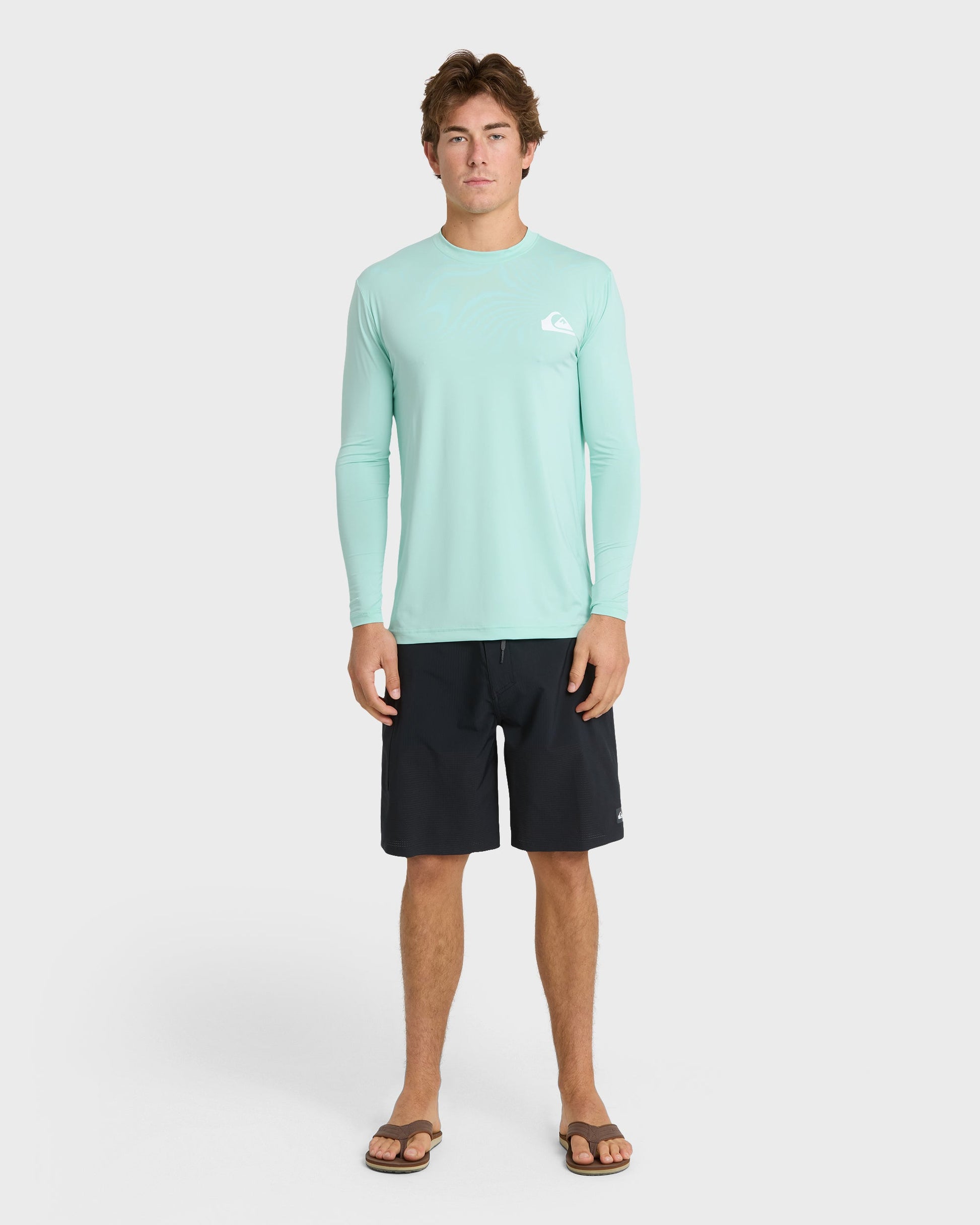 Everyday Long Sleeve Surf Tee - Island Waters Quick Silver Island Waters