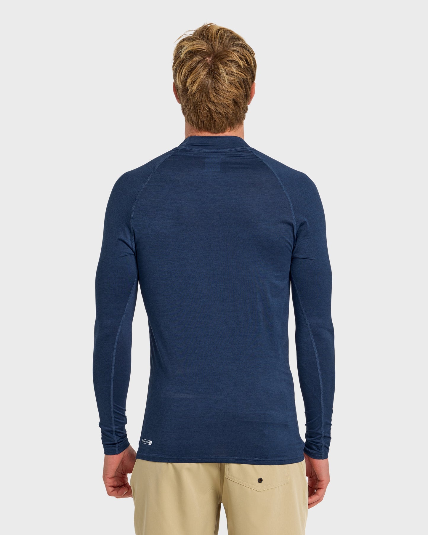 Everyday UPF 50 Long Sleeve Rashguard - Navy Heather Quick Silver Navy Heather